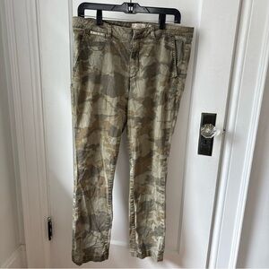 Vintage Camouflage Chino Relaxed Fit Pants